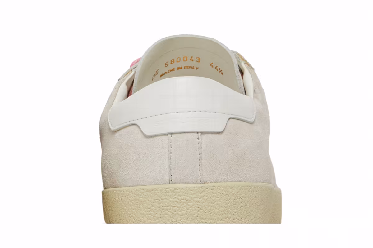 Saint Laurent SL-06 Signature Court Suede White Pink, view 8