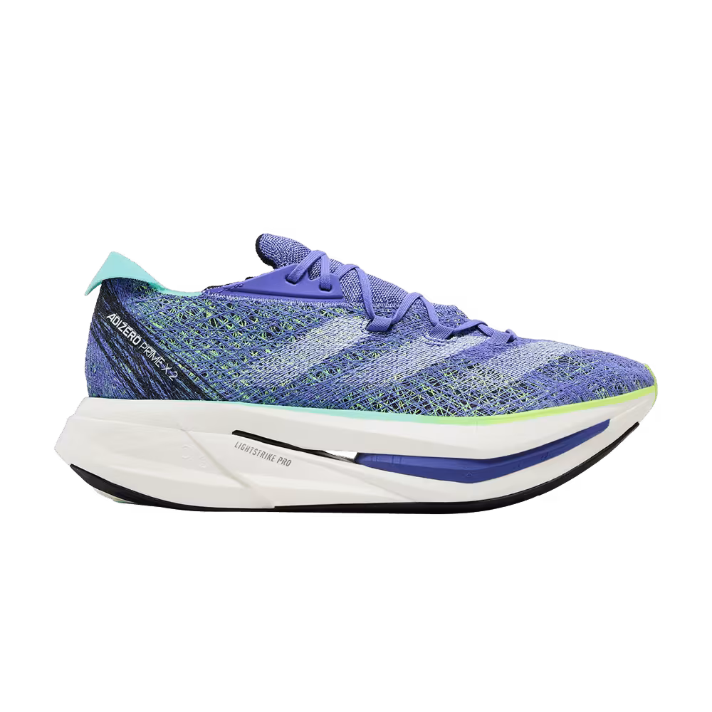 adidas Adizero Prime X 2.0 Strung Cobalt Blue Lucid Lemon