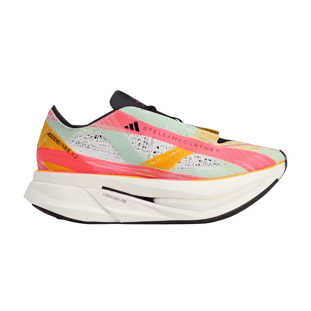 Stella McCartney x adidas Women's Adizero Prime X 2.0 Strung Linen Green Core Pink