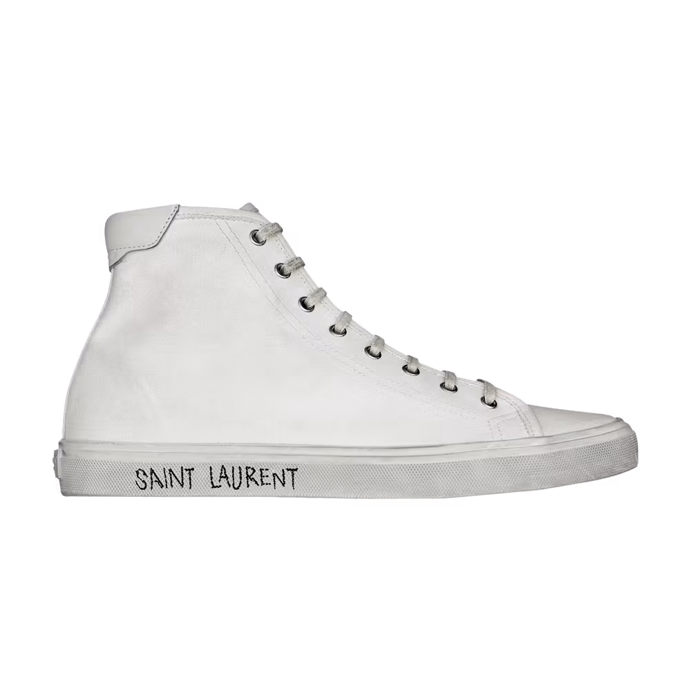 Saint Laurent Malibu Mid Optic White