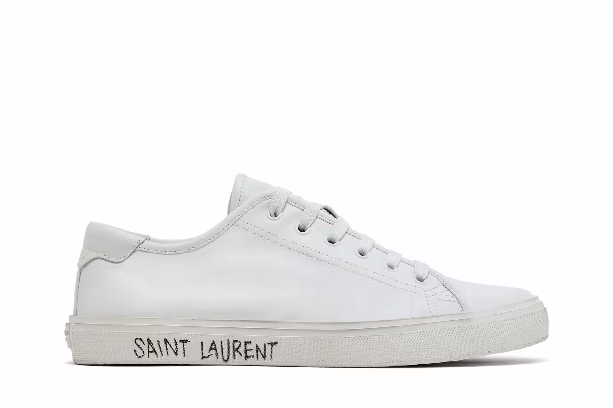 Saint Laurent Malibu Low Optic White, view 2