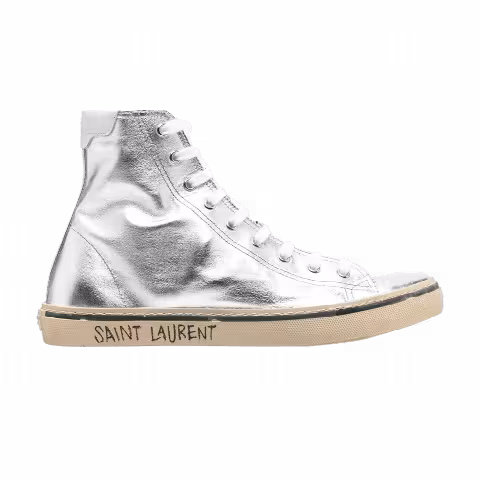 Saint Laurent Malibu Mid 'Metallic Silver'