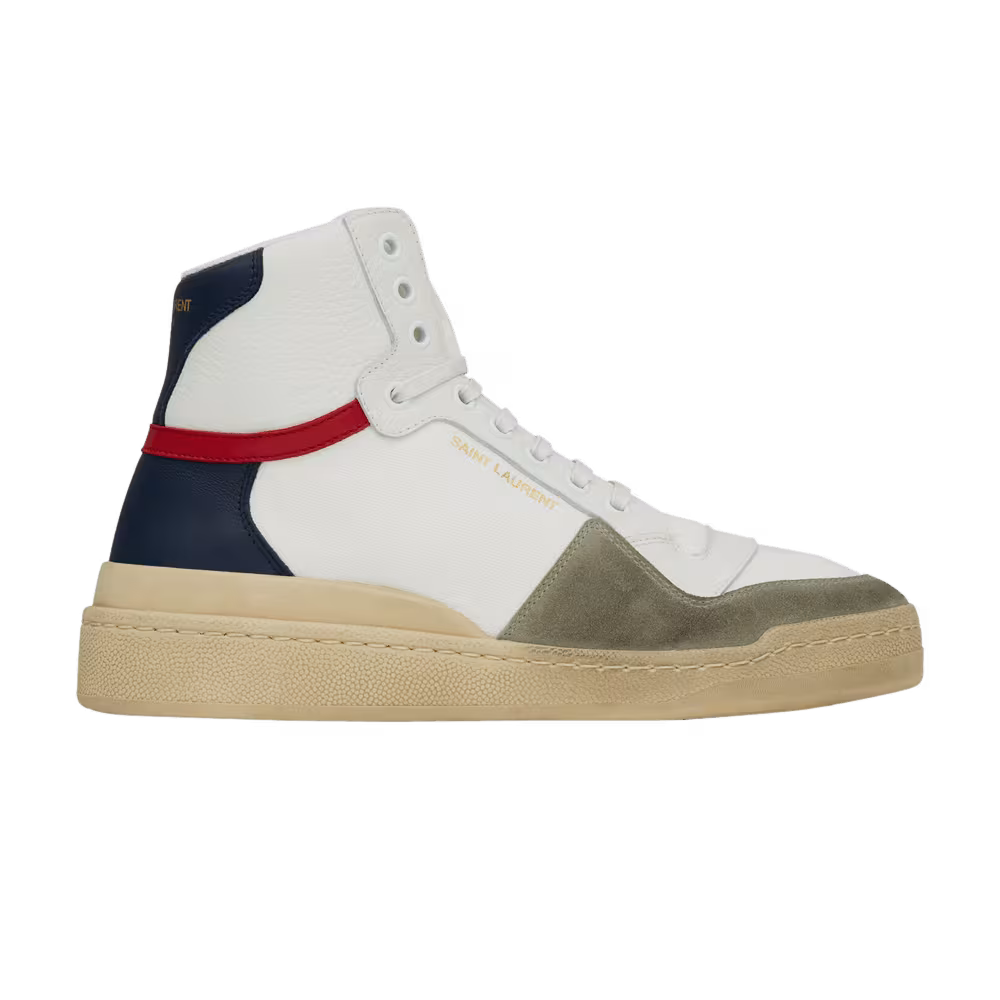 Saint Laurent SL-24 Mid Off White