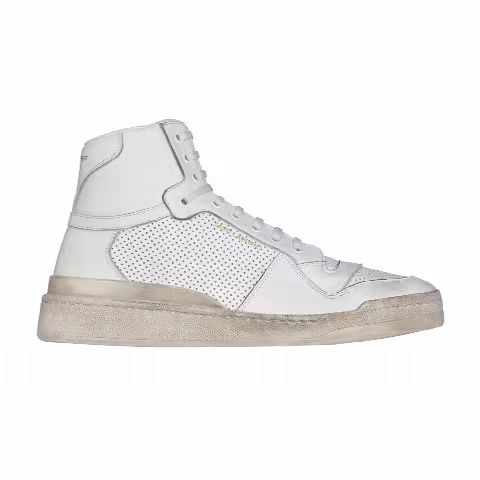 Saint Laurent Wmns SL-24 Mid 'Distressed - Optic White'
