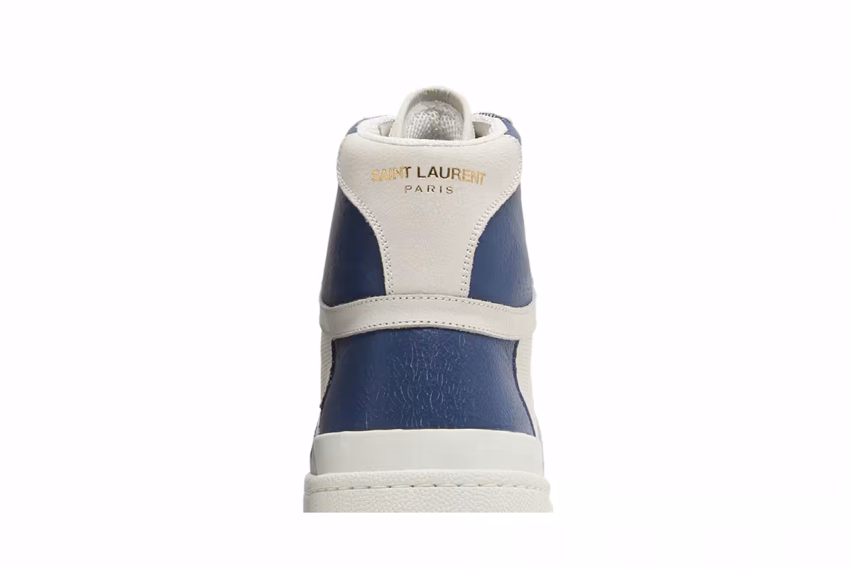 Saint Laurent SL-24 Mid Off White Light Navy, view 8