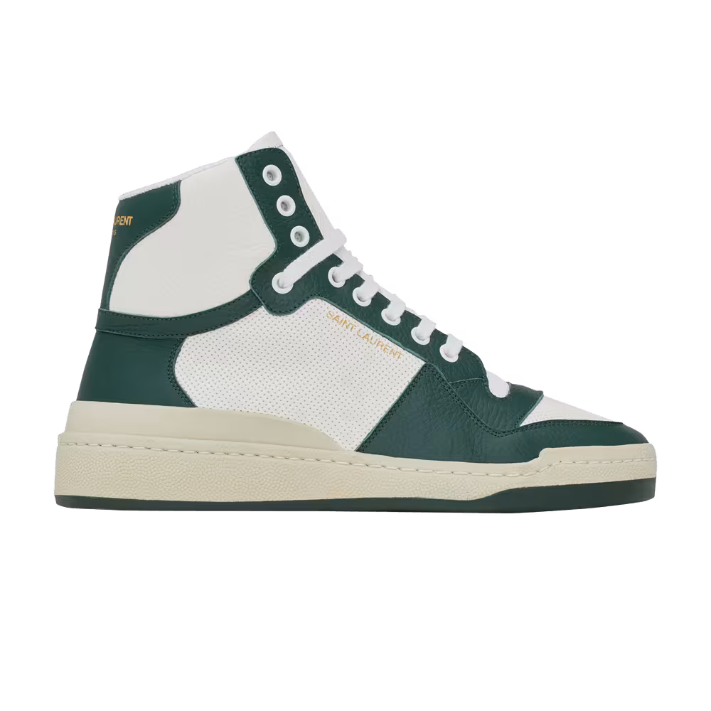 Saint Laurent SL-24 Mid White Dark Green