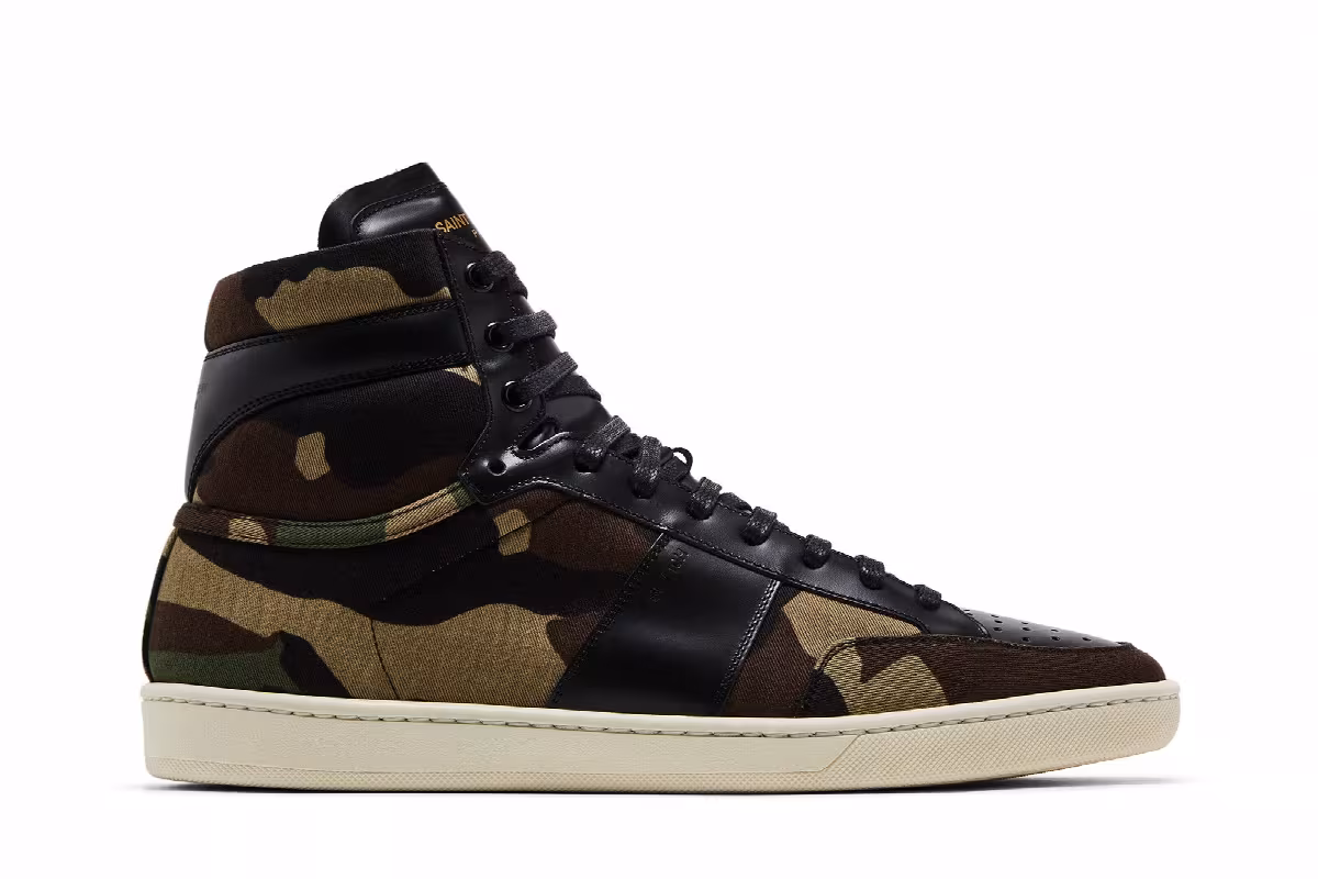 Saint Laurent SL-10 Military High Khaki Camo, view 2