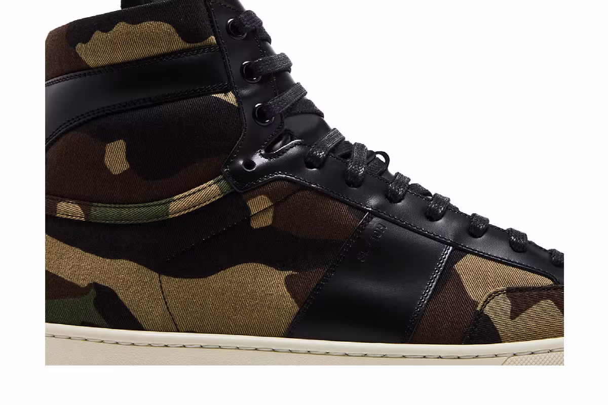 Saint Laurent SL-10 Military High Khaki Camo, view 3
