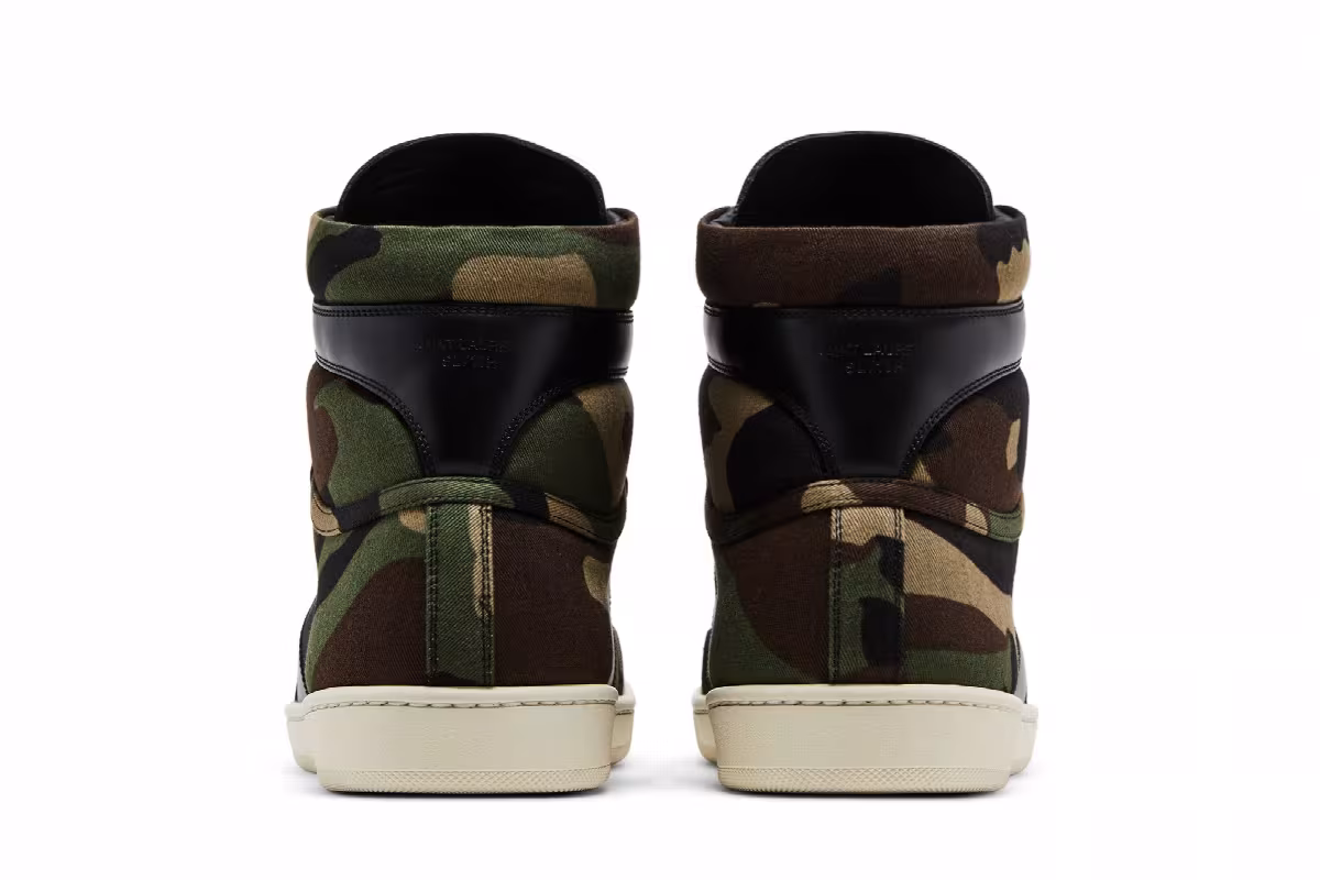 Saint Laurent SL-10 Military High Khaki Camo, view 7