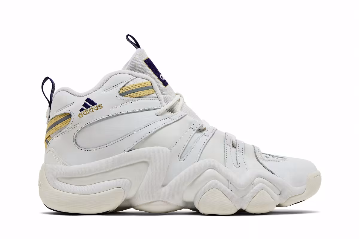 adidas Crazy 8 Lakers Home Alternate, view 2