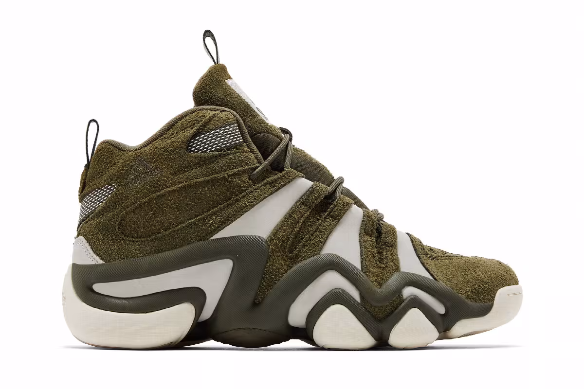 adidas Crazy 8 Olive Strata, view 2