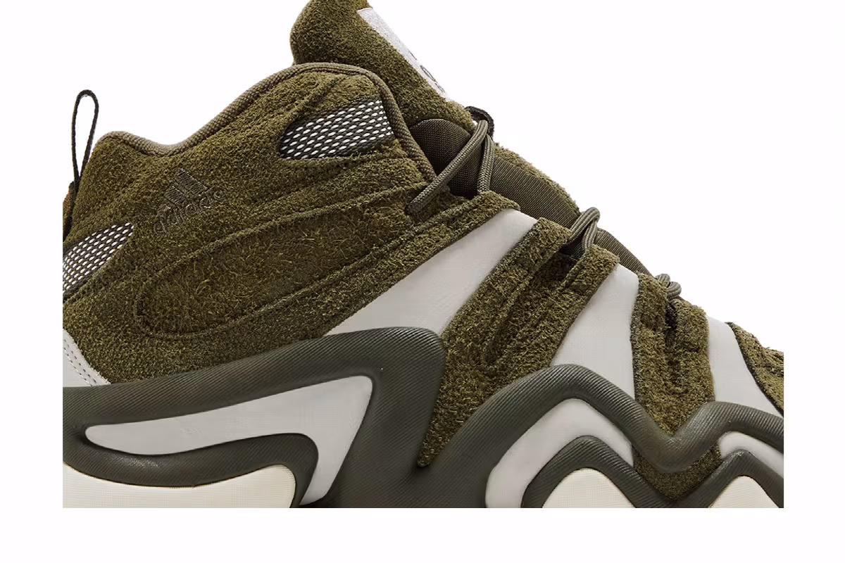adidas Crazy 8 Olive Strata, view 3