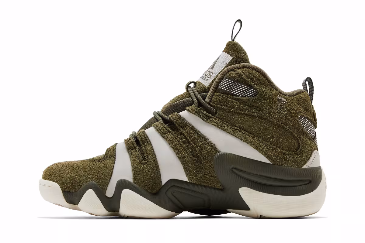 adidas Crazy 8 Olive Strata, view 4