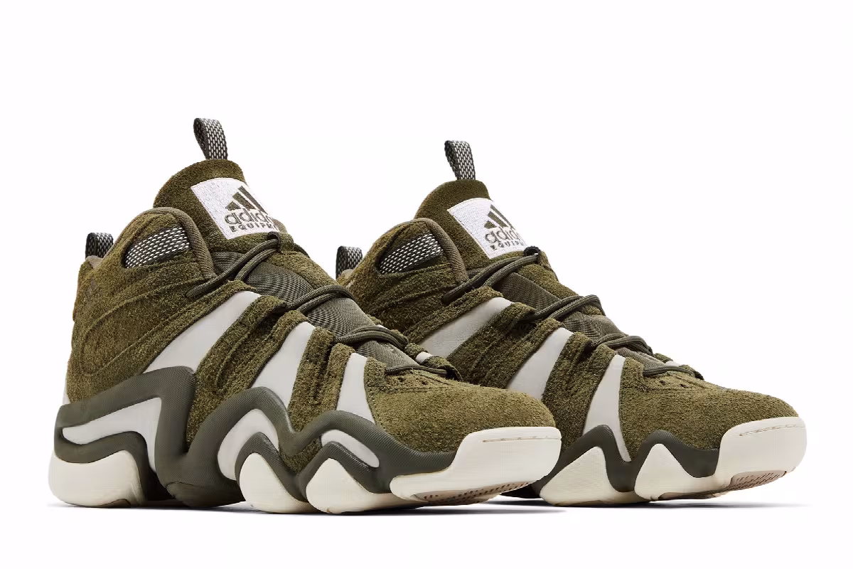 adidas Crazy 8 Olive Strata, view 9