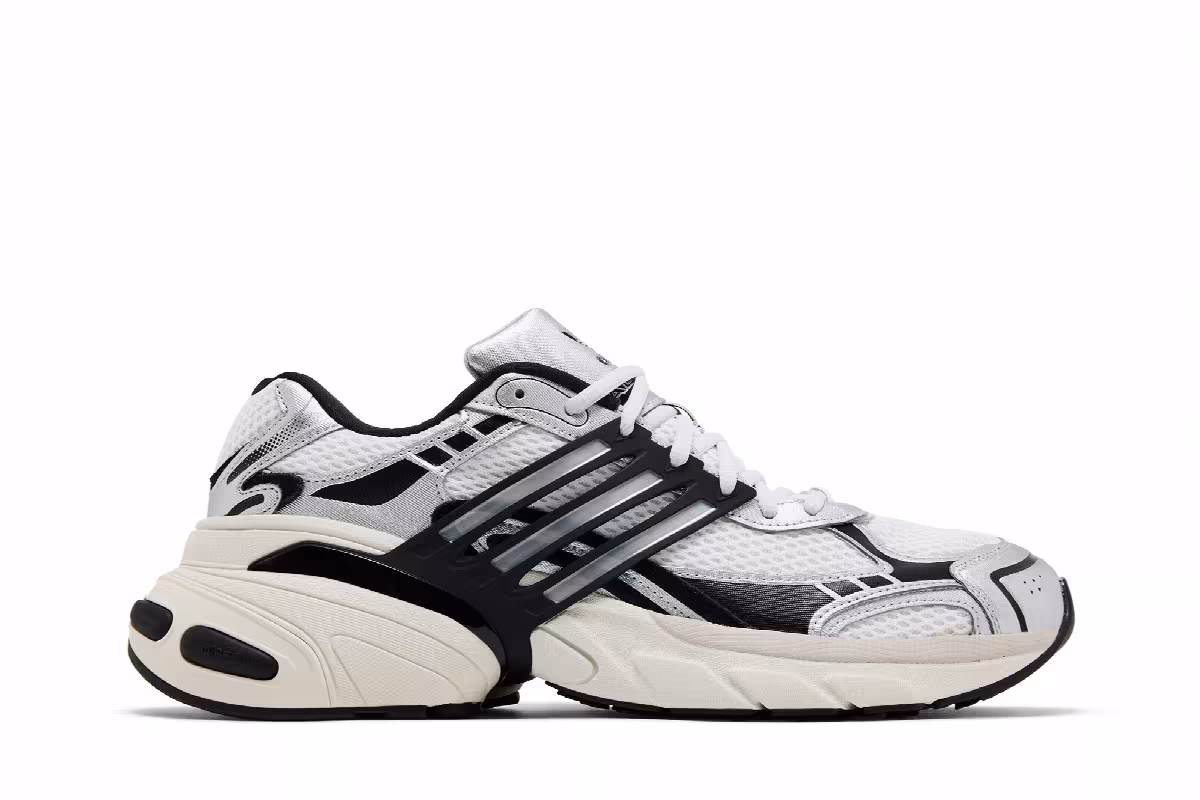 adidas Adistar XLG White Black Metallic Silver, view 2