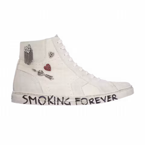 Saint Laurent Joe Mid Top Sneaker 'Ivory'
