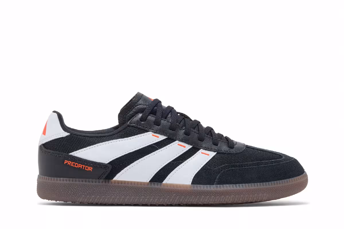 adidas Predator 24 League Low Freestyle Black White Solar Red, view 2