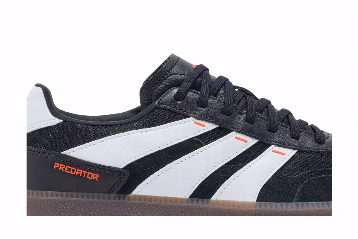 adidas Predator 24 League Low Freestyle Black White Solar Red, view 3