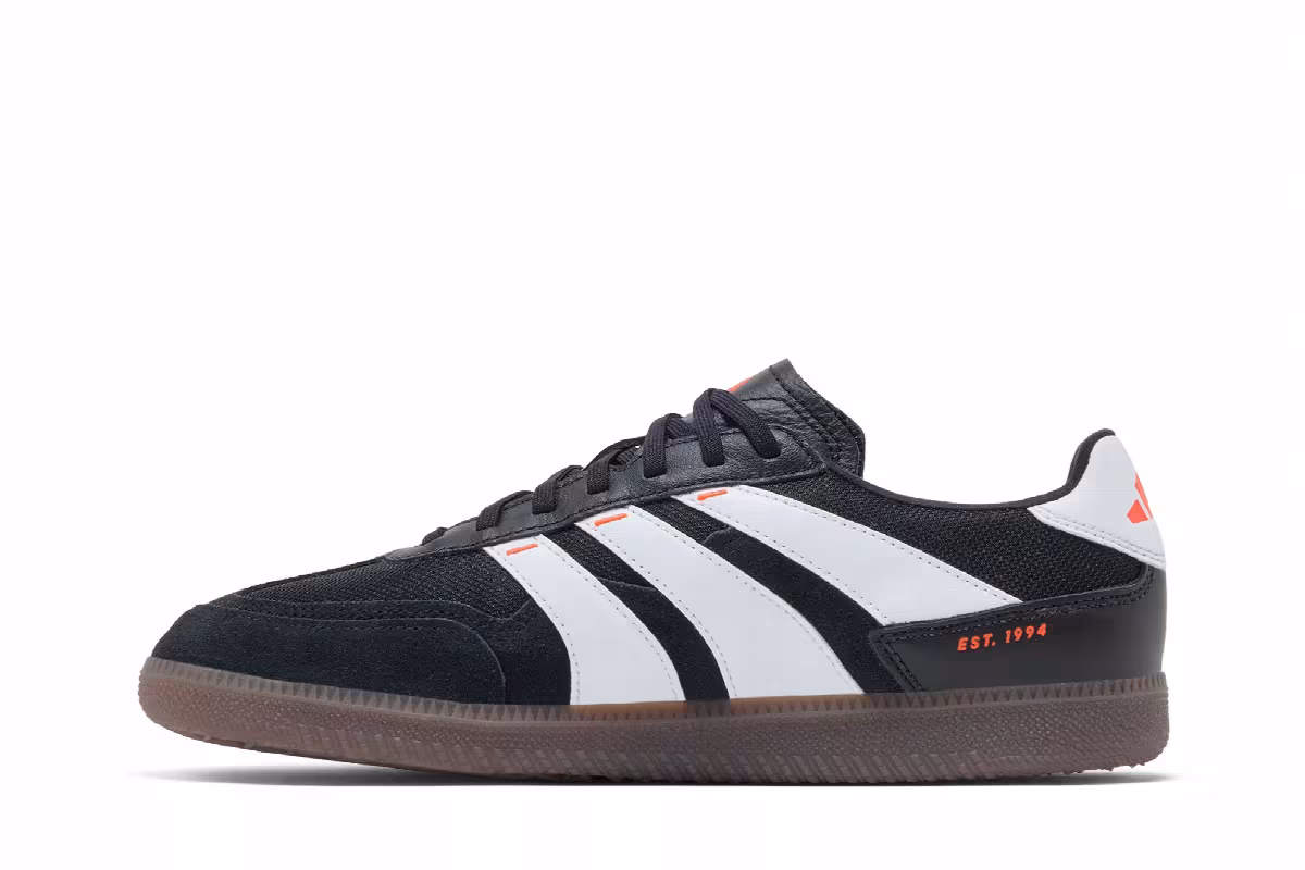 adidas Predator 24 League Low Freestyle Black White Solar Red, view 4
