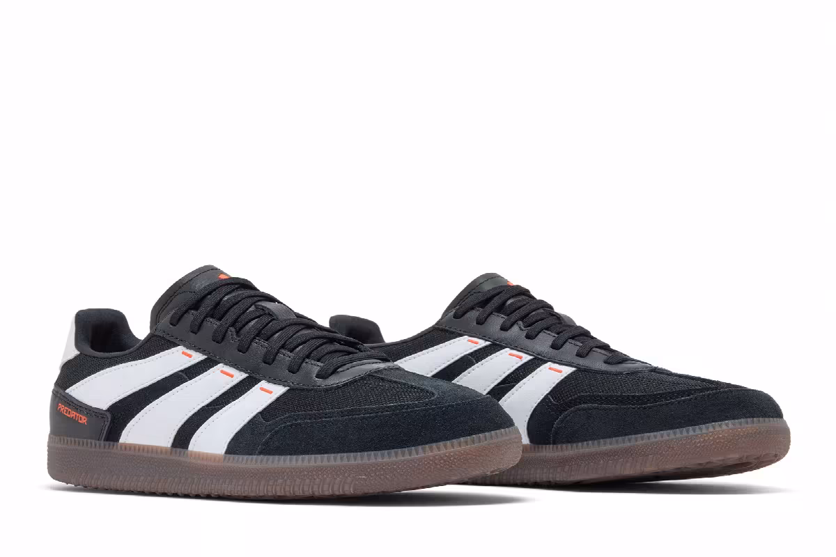 adidas Predator 24 League Low Freestyle Black White Solar Red, view 9