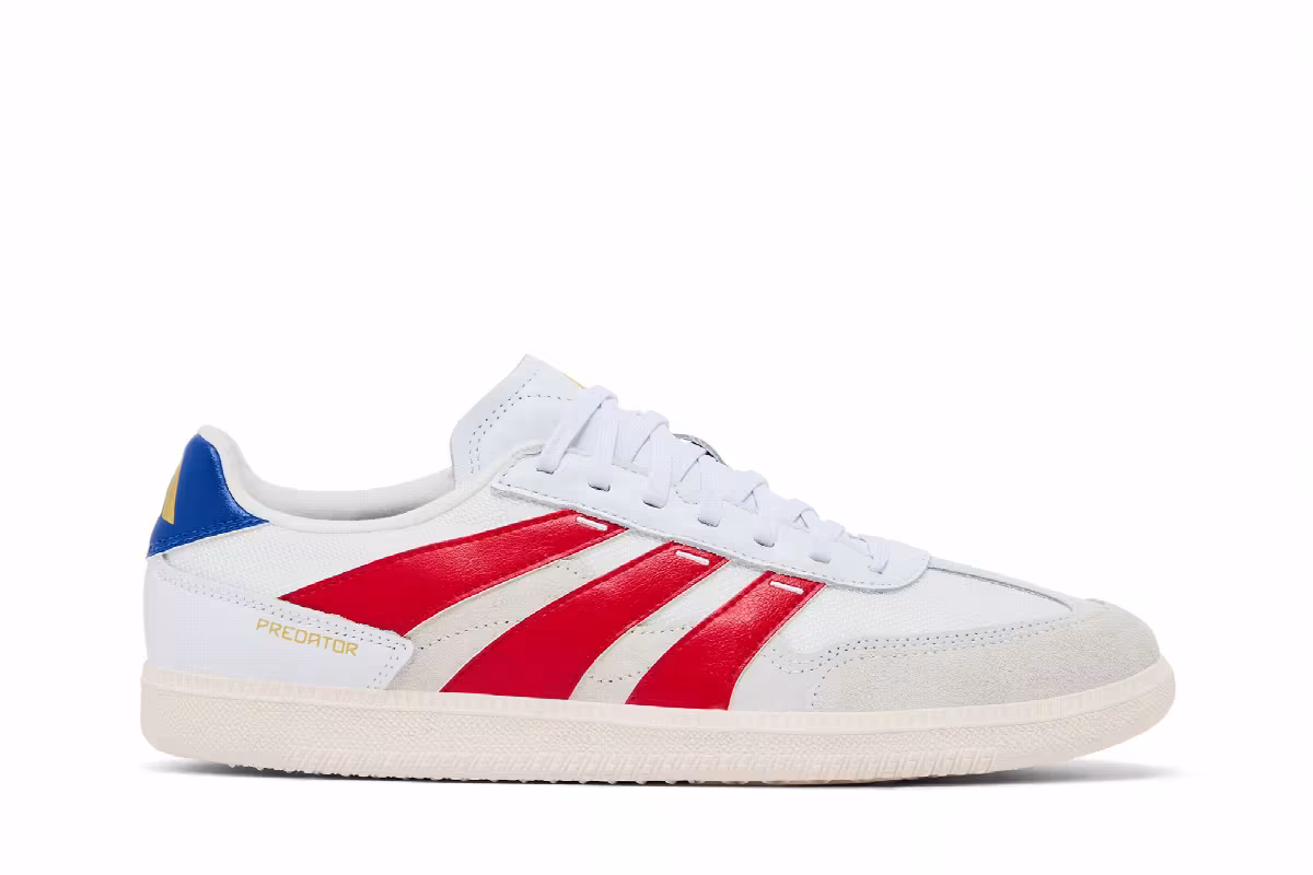 adidas Predator 24 League Low Freestyle White Scarlet Royal, view 2