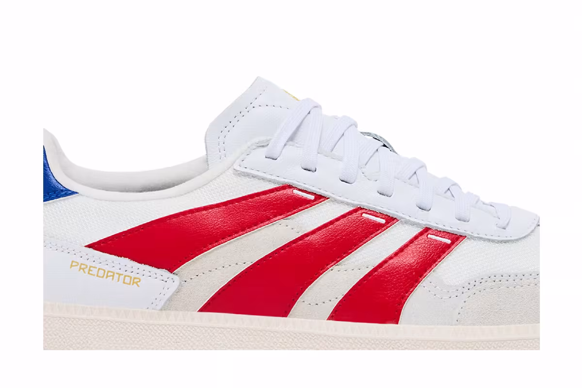 adidas Predator 24 League Low Freestyle White Scarlet Royal, view 3