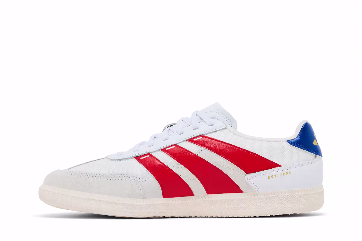 adidas Predator 24 League Low Freestyle White Scarlet Royal, view 4