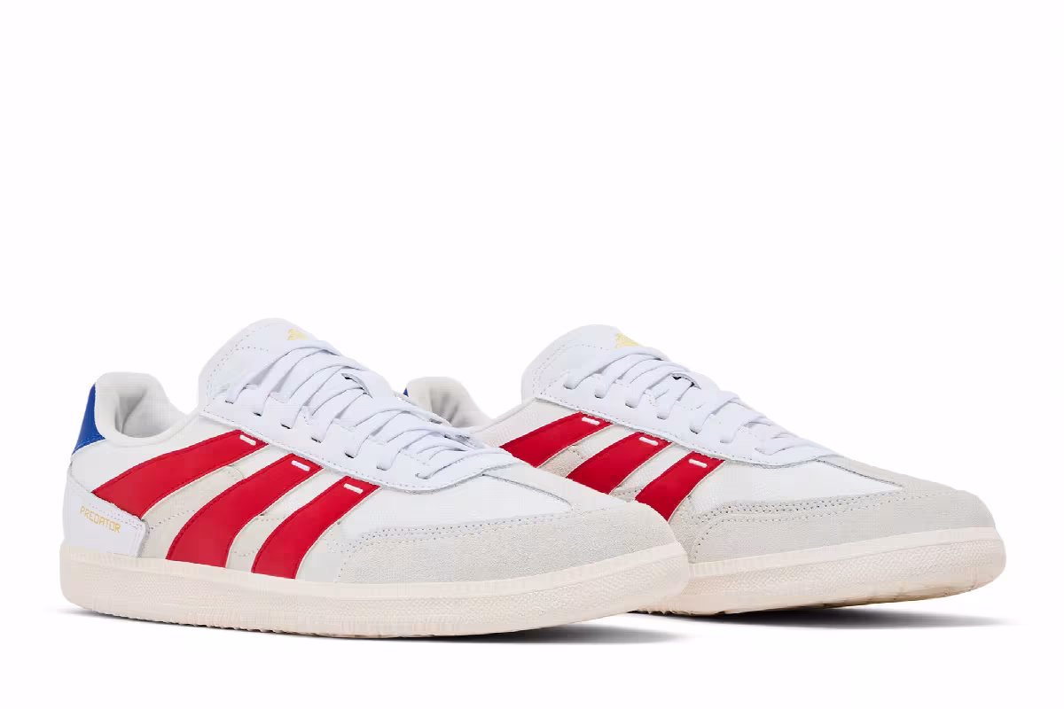 adidas Predator 24 League Low Freestyle White Scarlet Royal, view 9