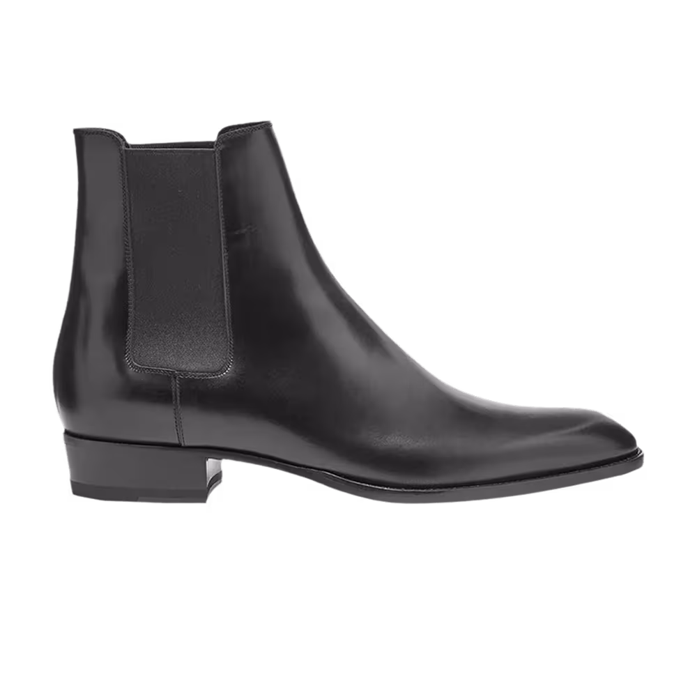 Saint Laurent Wyatt 30 Chelsea Boot Black