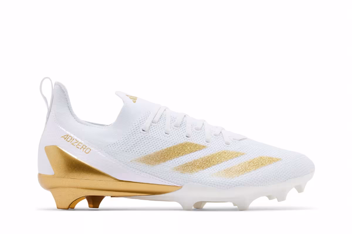 adidas Adizero Electric+ White Gold Metallic, view 2