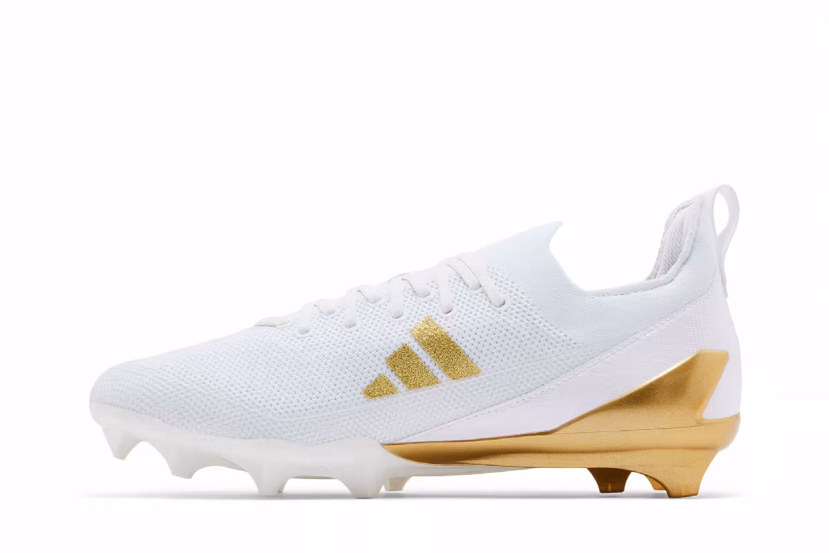adidas Adizero Electric+ White Gold Metallic, view 4