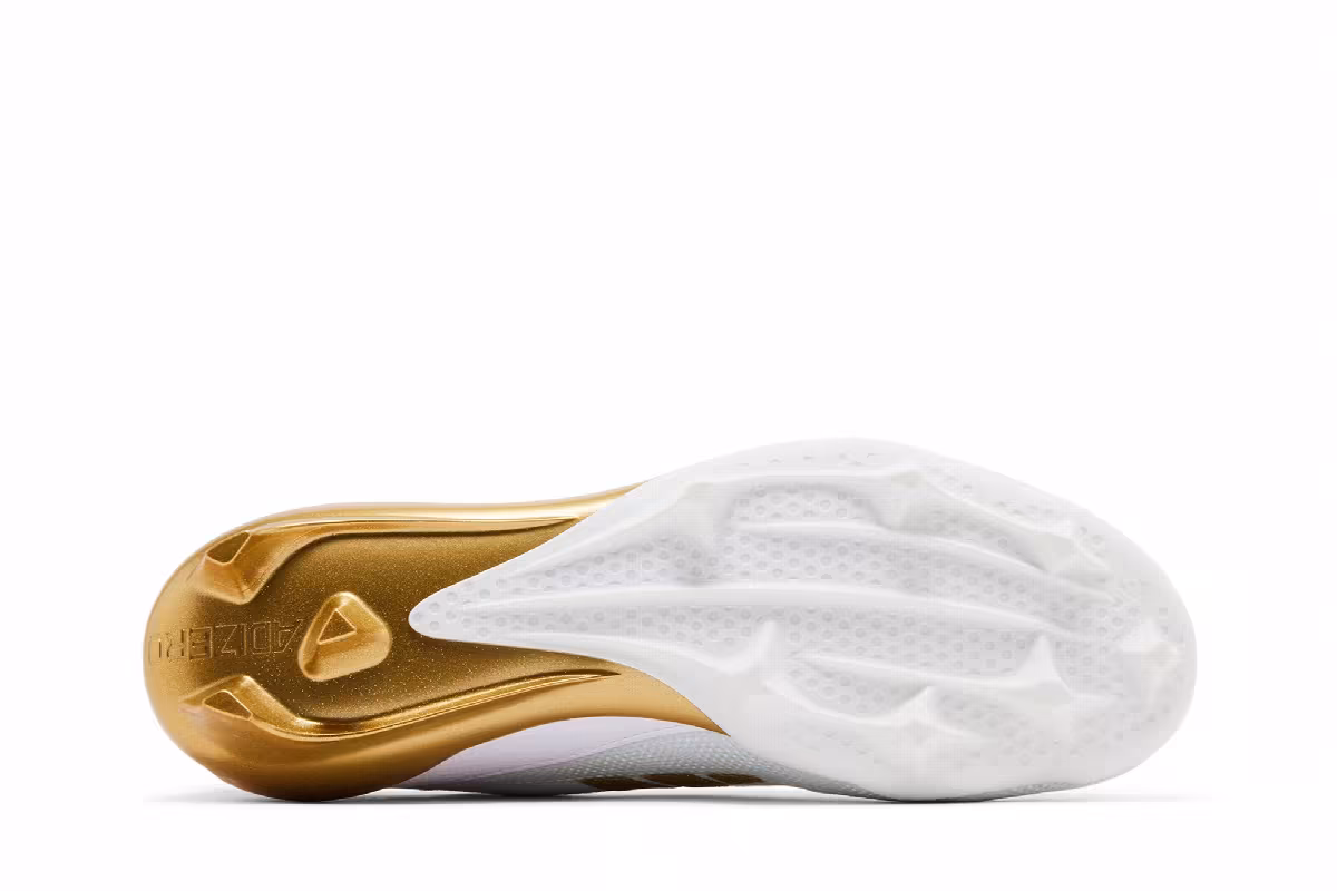 adidas Adizero Electric+ White Gold Metallic, view 5