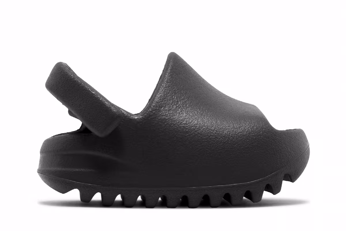adidas Yeezy Slides Infants Slate Grey, view 2