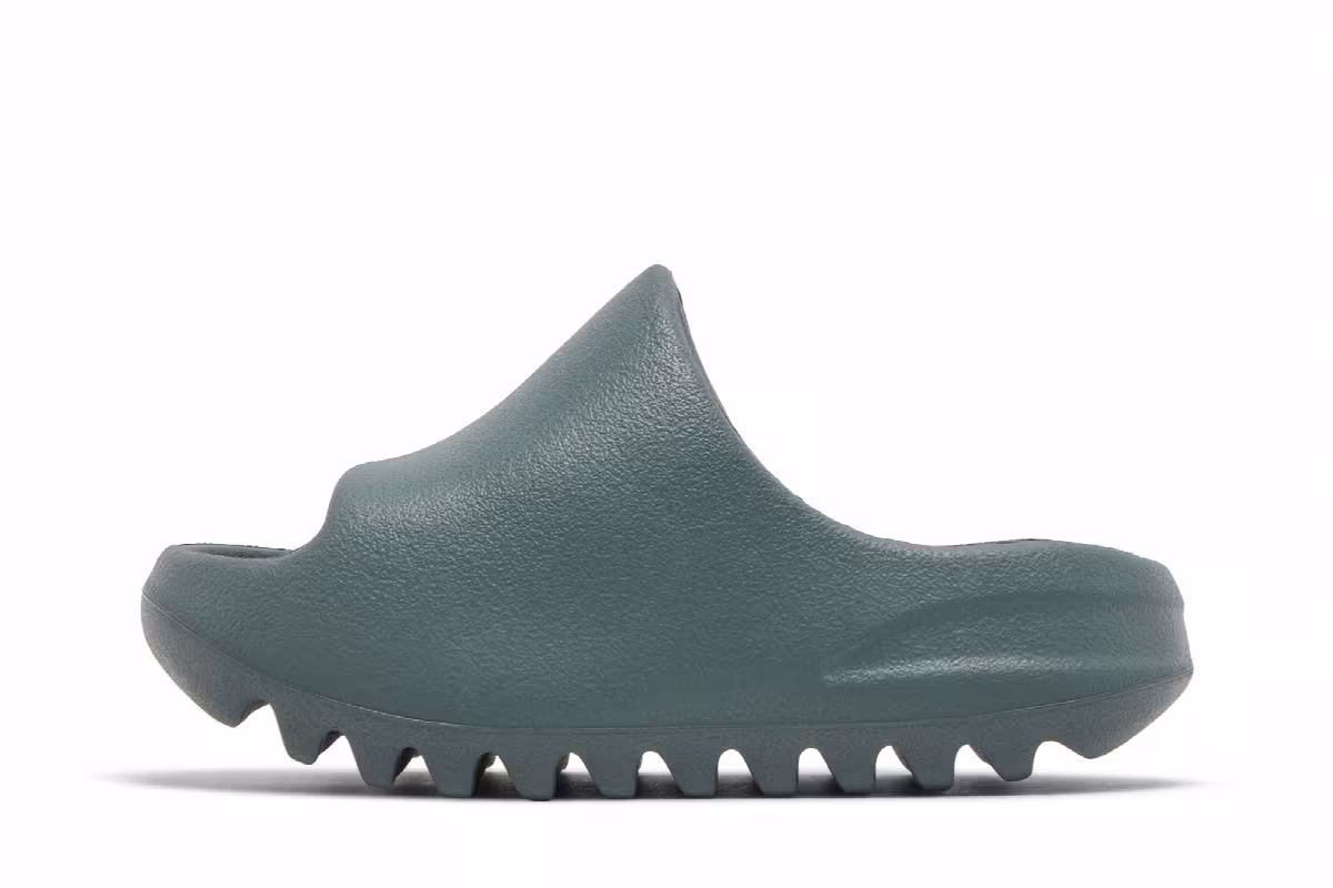 adidas Yeezy Slides Kids Slate Marine, view 4