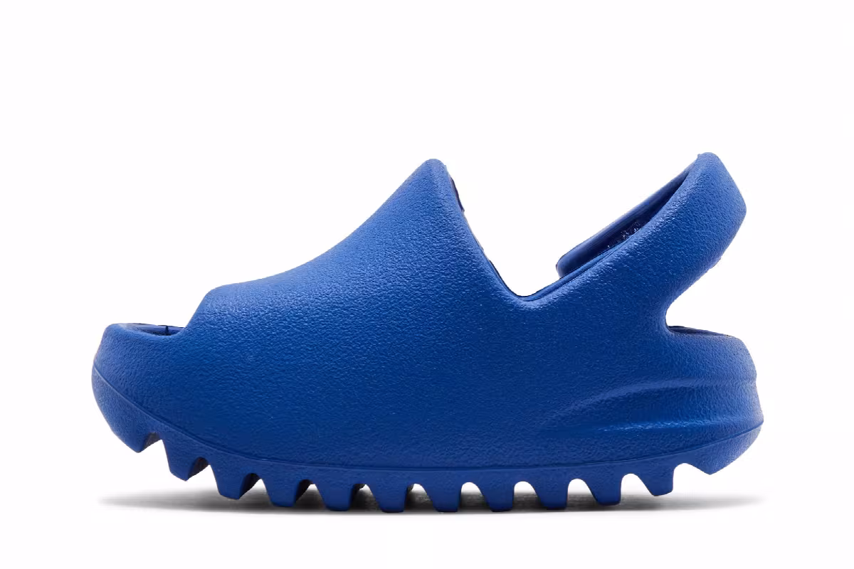 adidas Yeezy Slides Infants Azure, view 4