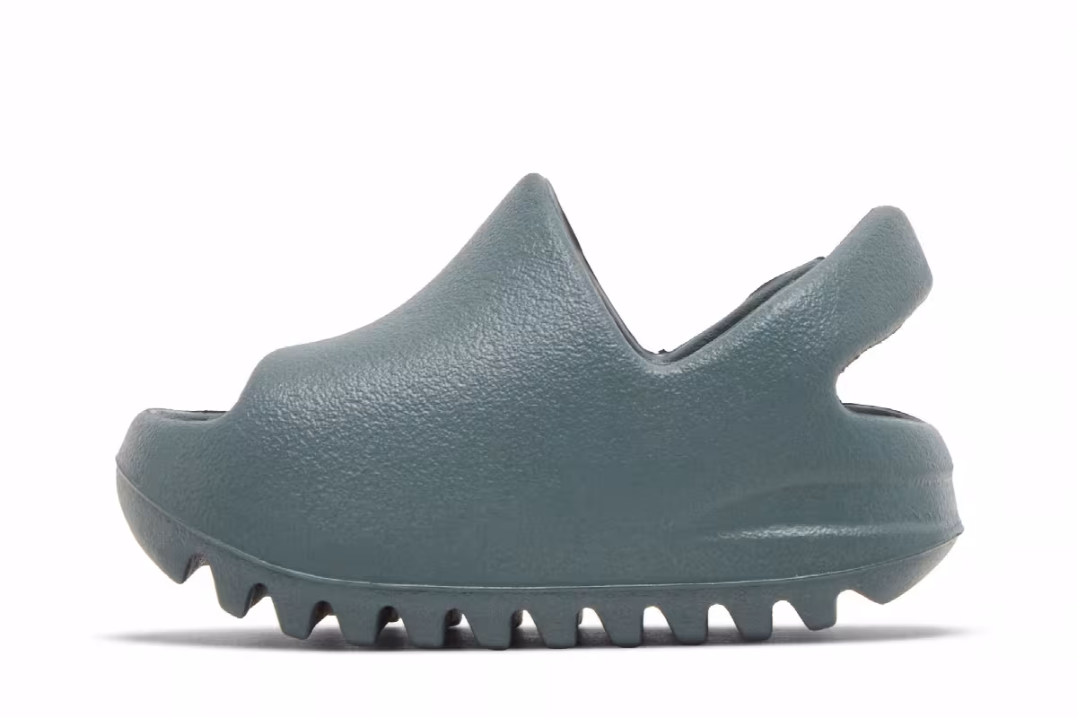 adidas Yeezy Slides Infants Slate Marine, view 4