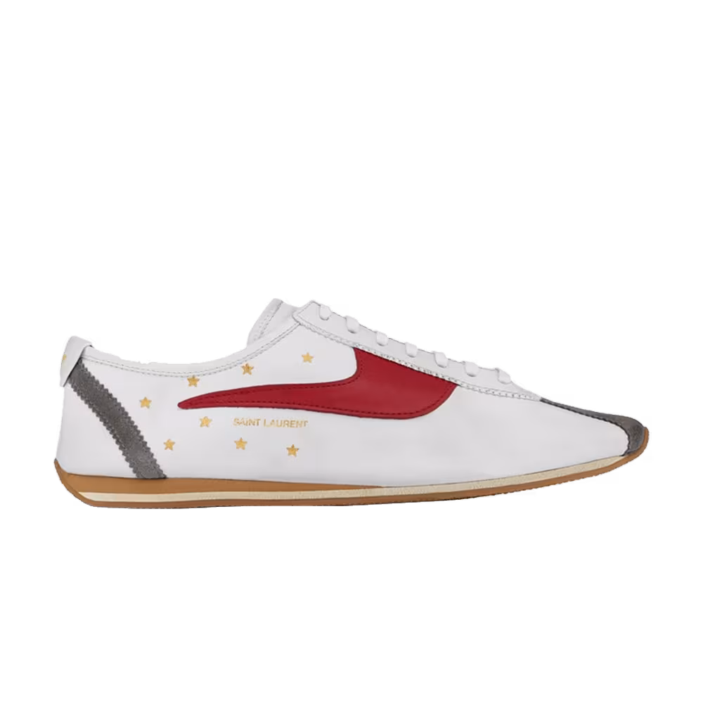 Saint Laurent Jay Low White Red