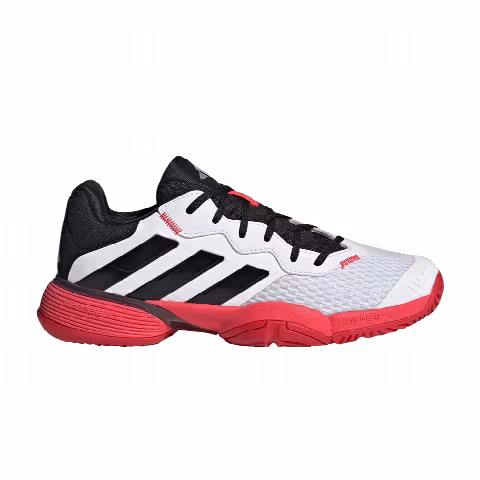 Adidas Barricade J 'White Black Lucid Red'