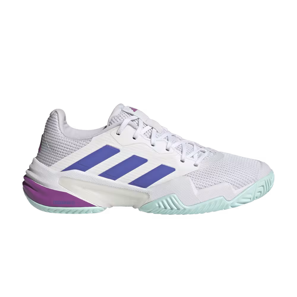 Adidas Women's Barricade 13 White Cobalt Blue
