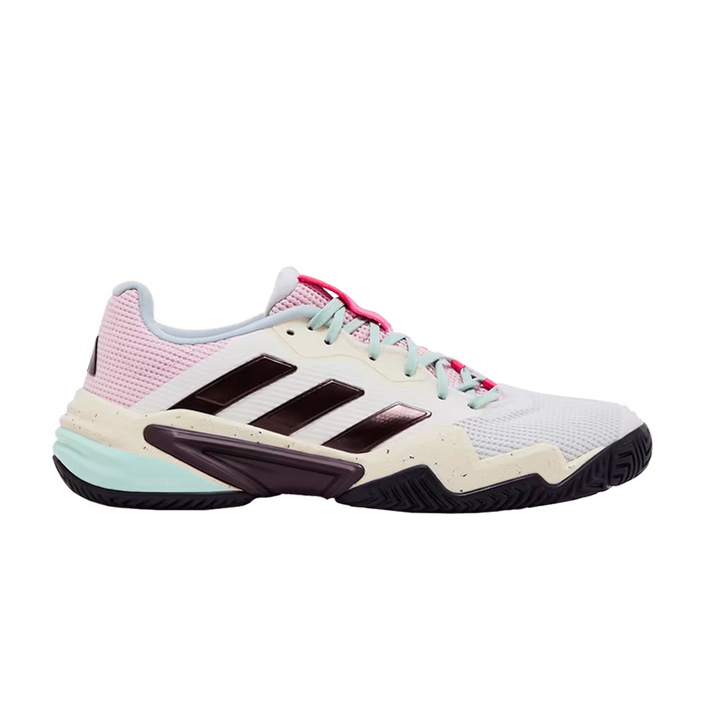 Adidas Barricade 13 Crystal White Semi Green Spark