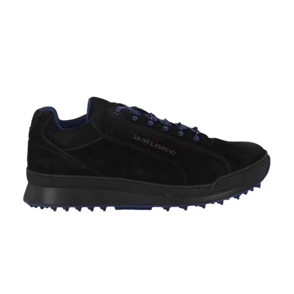Saint Laurent Jump Black Blue Suede