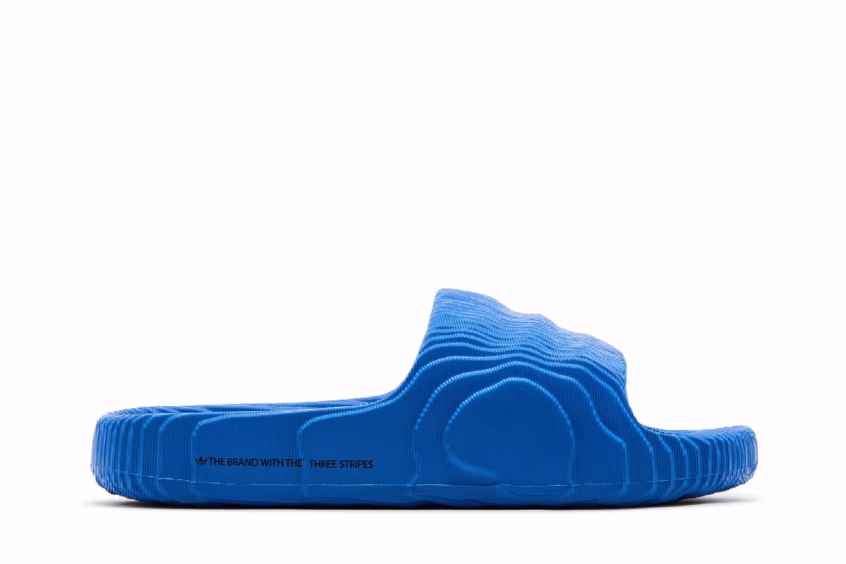 adidas Adilette 22 Slides Blue Bird, view 2