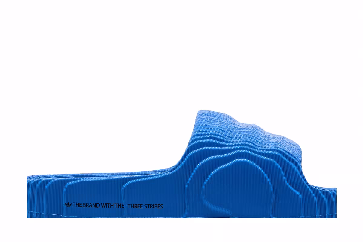 adidas Adilette 22 Slides Blue Bird, view 3