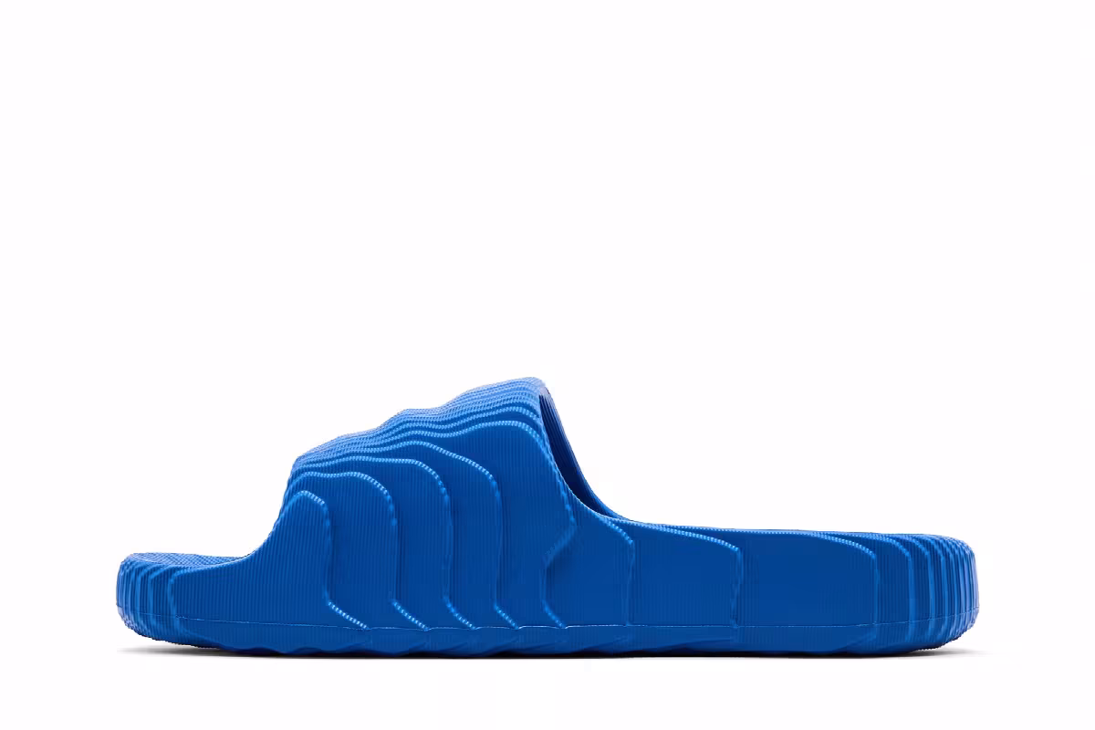 adidas Adilette 22 Slides Blue Bird, view 4
