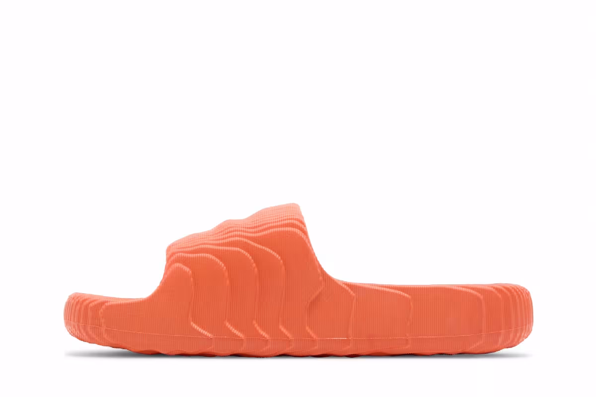 adidas Adilette 22 Slides Orange, view 4