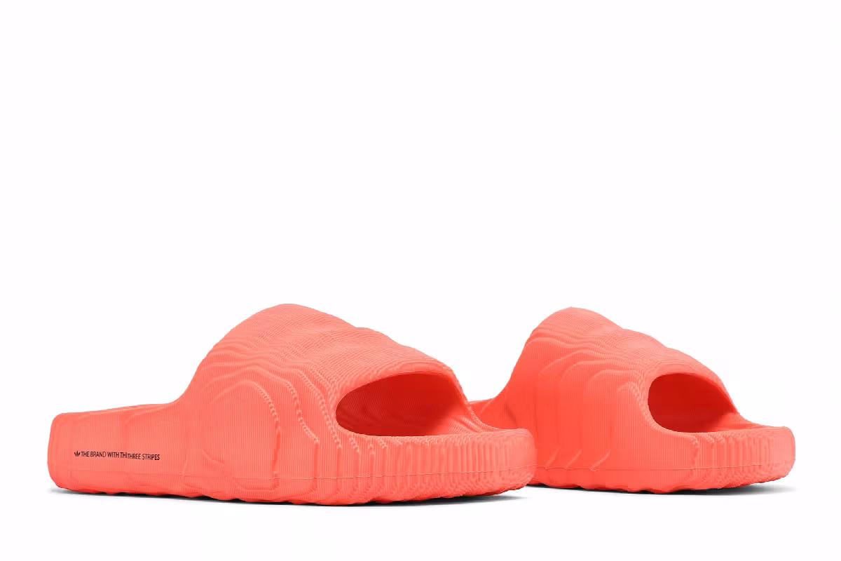 adidas Adilette 22 Slide Solar Red, view 9