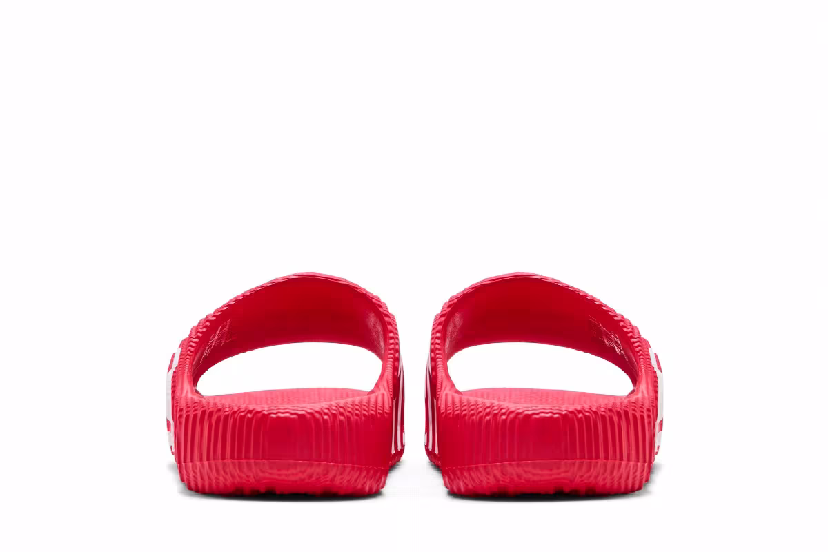 adidas Adilette 22 Slides Scarlet White, view 7