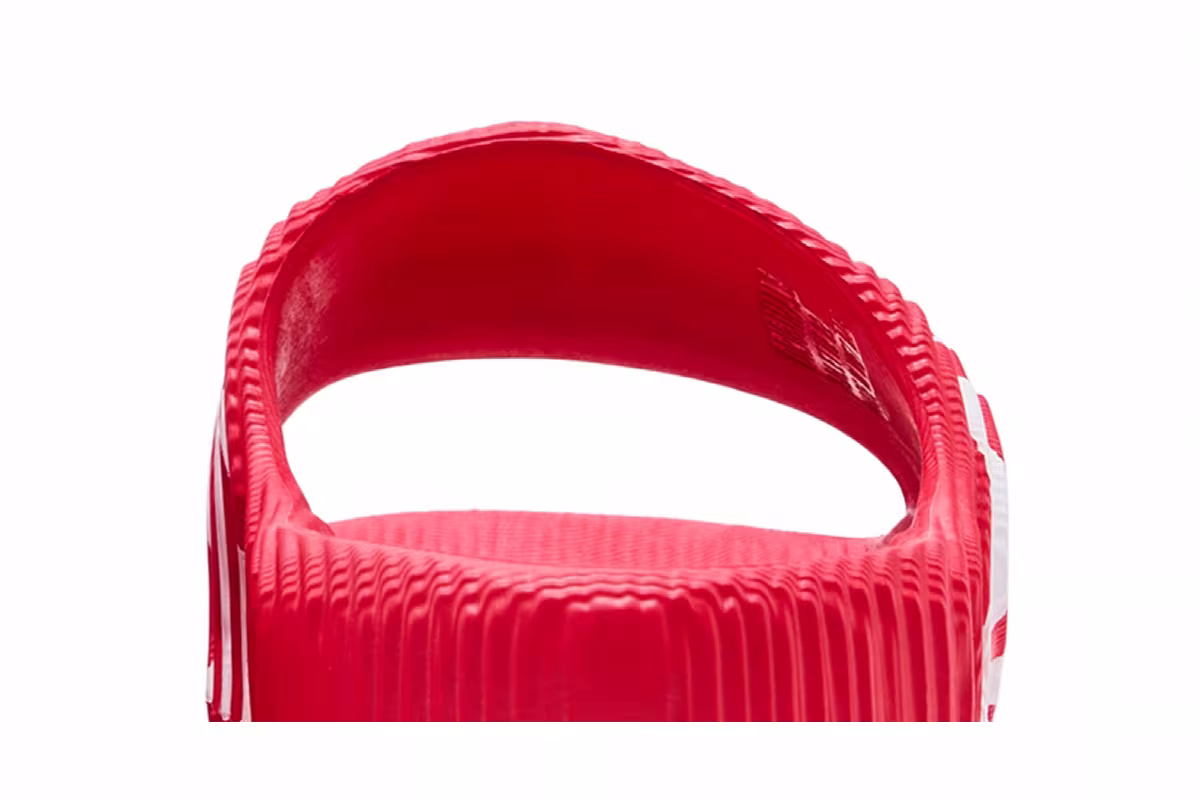 adidas Adilette 22 Slides Scarlet White, view 8