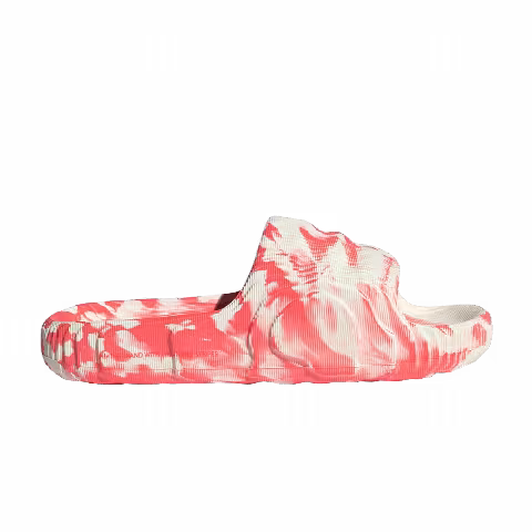 Adidas Adilette 22 Slides 'Ivory Solar Red'