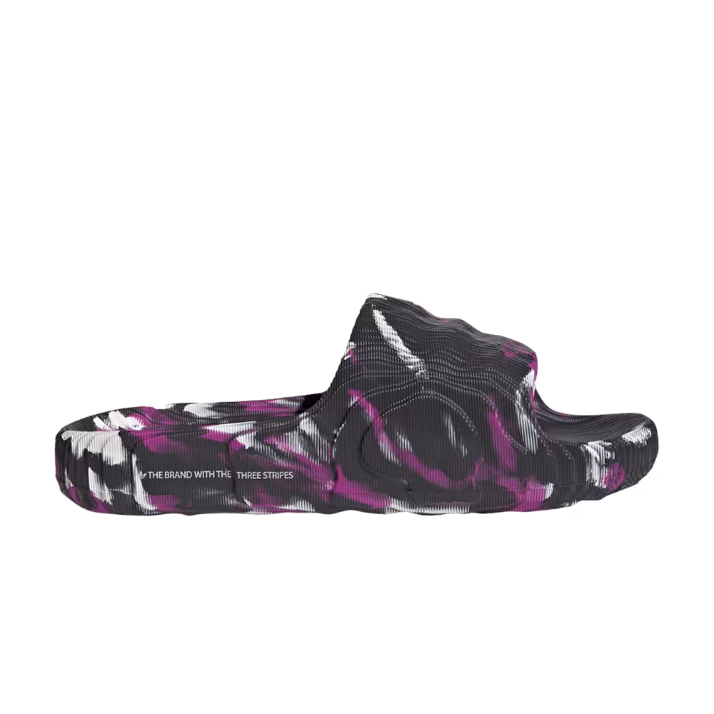 Adidas Adilette 22 Slide Race To Mars Pack - Carbon Flash Pink